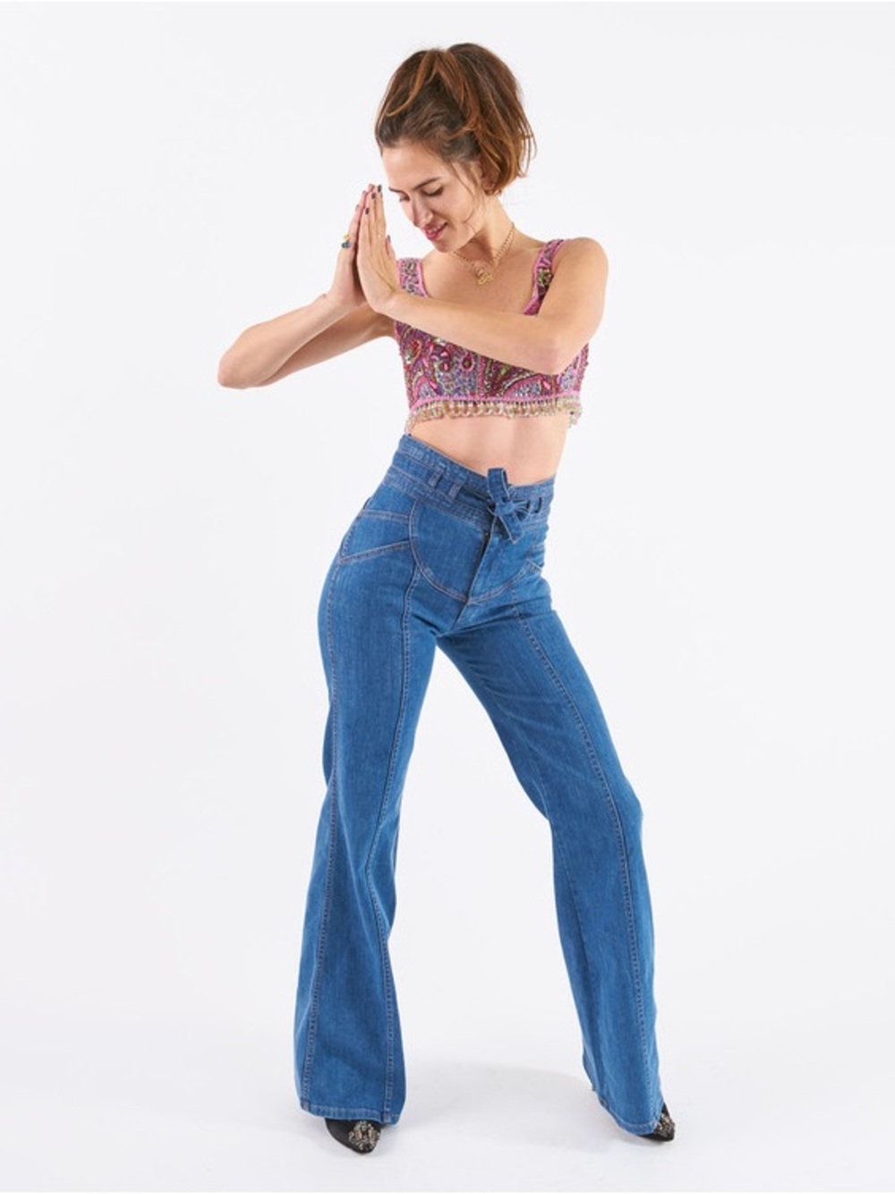 Rare NWOT Stoned Immaculate waiting for the sun bell bottom jeans